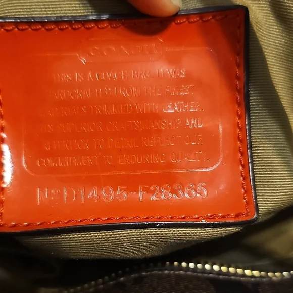 Coach Brown Tan Tote Bag PurseWomen Shoulder Barely Used 16 X 12 Signature